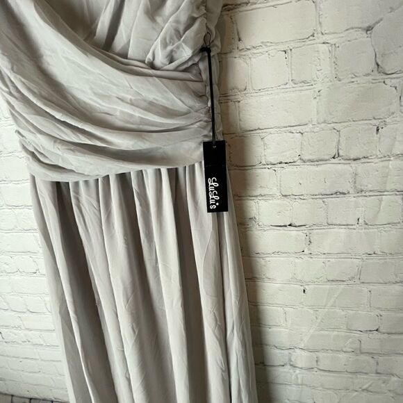 Lulus Moonlight Serenade Brown Strapless Maxi Dress - Picture 9 of 12